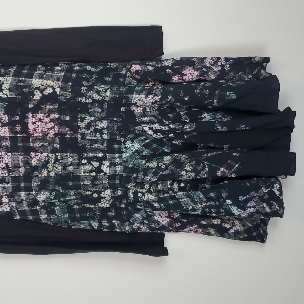Tibi Floral Viscose A-line‎ Midi Dress - Picture 5 of 11